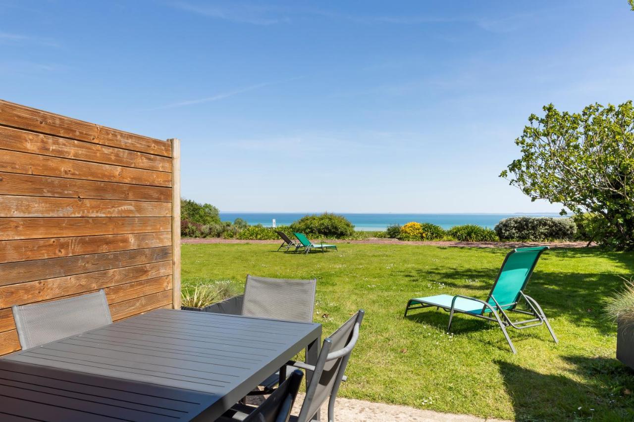 La Metairie-Du-Vauhariot - Vue Mer Et Mont Saint Michel - Piscine Chauffee - Acces Gr34 Cancale Ngoại thất bức ảnh