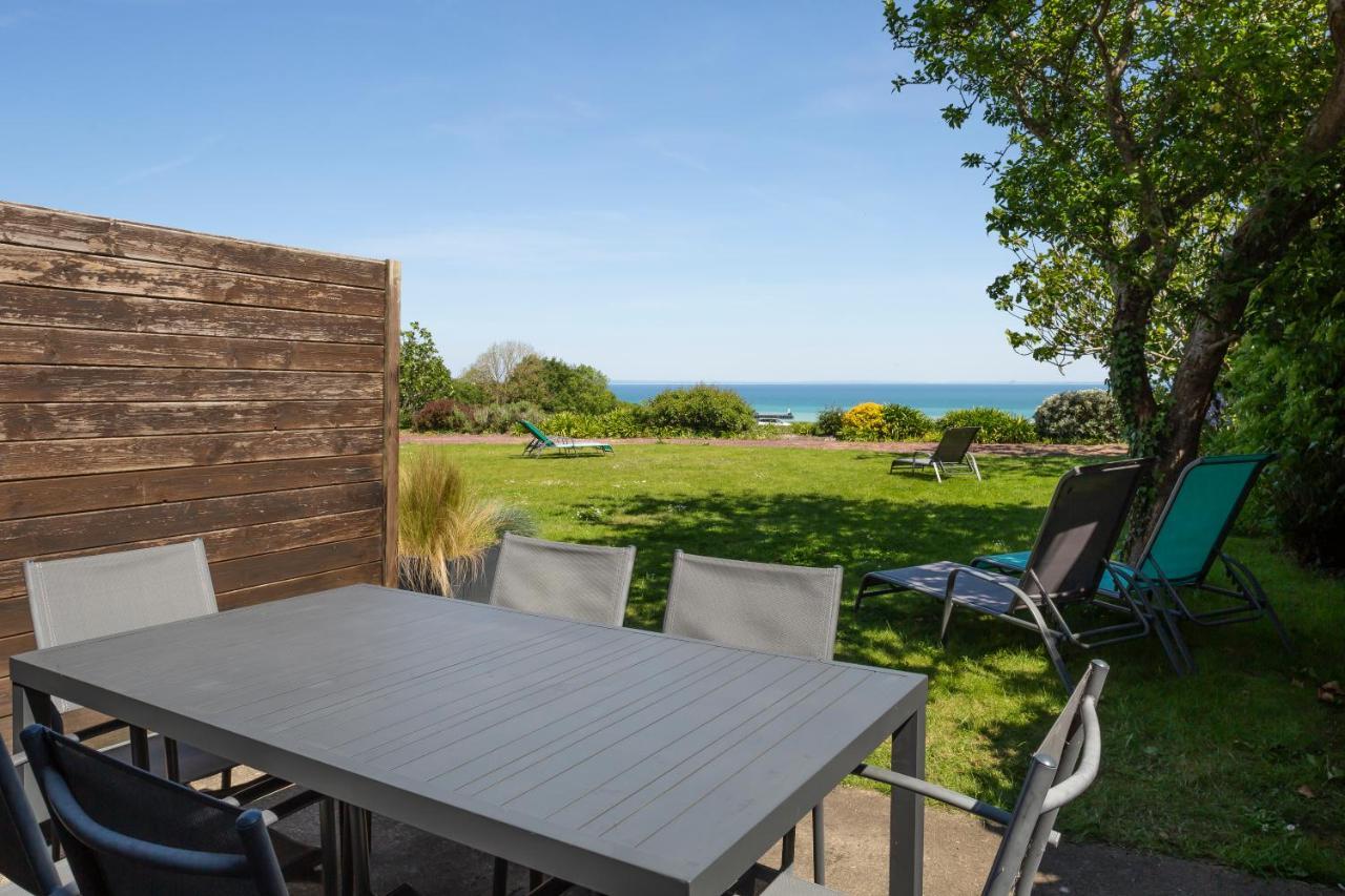 La Metairie-Du-Vauhariot - Vue Mer Et Mont Saint Michel - Piscine Chauffee - Acces Gr34 Cancale Ngoại thất bức ảnh